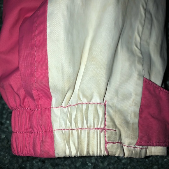 Pink/ White Columbia Rain Jacket - Picture 5 of 8